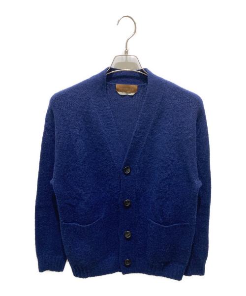 TOMORROW LAND tricot（トゥモローランド トリコ）TOMORROW LAND tricot (トゥモローランド トリコ) カシミヤ×スーパーキッドモヘア Vネックカーディガン ネイビー サイズ:Ｓの古着・服飾アイテム