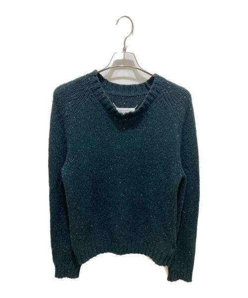 Maison Margiela（メゾンマルジェラ）Maison Margiela (メゾンマルジェラ) クルーネックニット グリーン サイズ:Ｍの古着・服飾アイテム