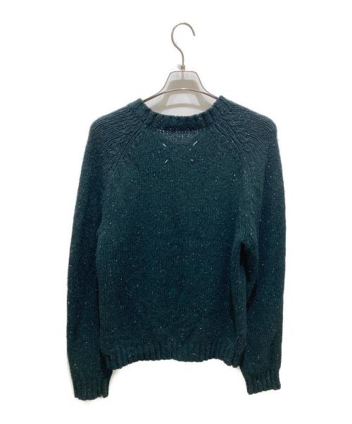 Maison Margiela（メゾンマルジェラ）Maison Margiela (メゾンマルジェラ) クルーネックニット グリーン サイズ:Ｍの古着・服飾アイテム