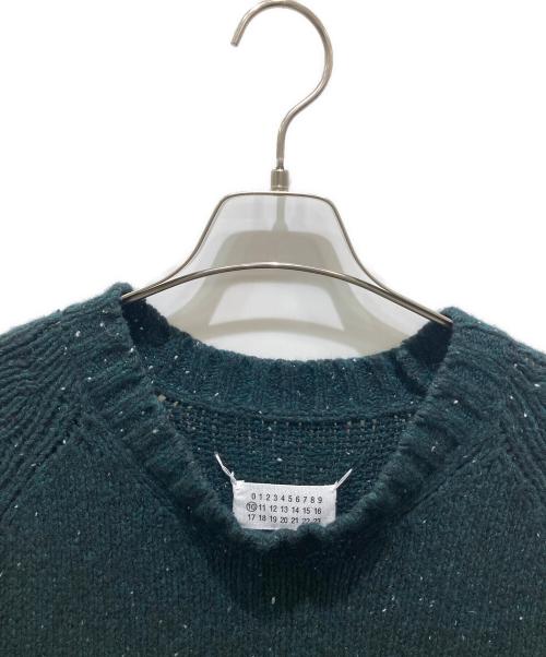 Maison Margiela（メゾンマルジェラ）Maison Margiela (メゾンマルジェラ) クルーネックニット グリーン サイズ:Ｍの古着・服飾アイテム