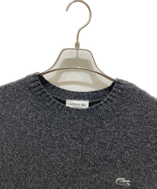 LACOSTE（ラコステ）LACOSTE (ラコステ) エッセンシャルメランジェニットセーター グレー サイズ:FR4の古着・服飾アイテム