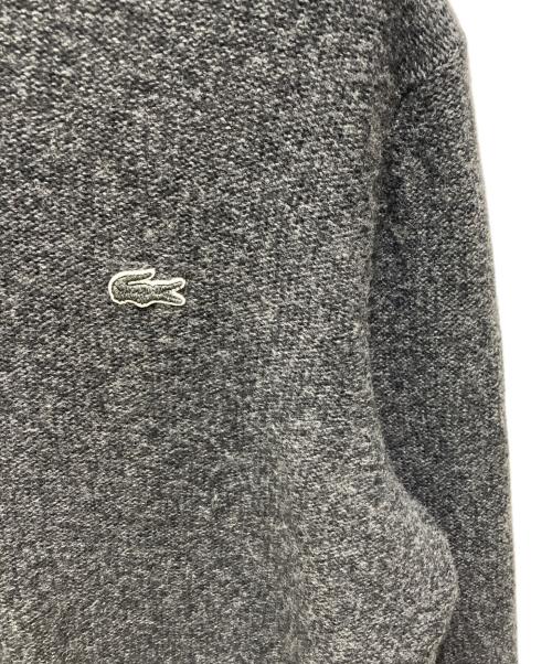 LACOSTE（ラコステ）LACOSTE (ラコステ) エッセンシャルメランジェニットセーター グレー サイズ:FR4の古着・服飾アイテム