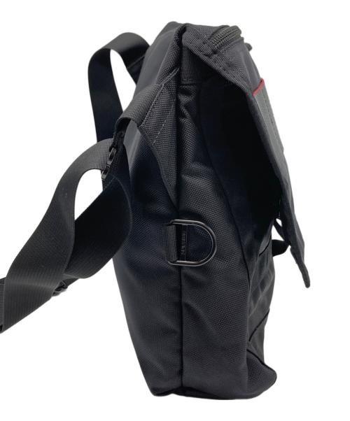 BRIEFING（ブリーフィング）BRIEFING (ブリーフィング) BEAMS PLUS (ビームスプラス) Fleet Messenger 13　メッセンジャーバッグ　ショルダーバッグ ブラックの古着・服飾アイテム