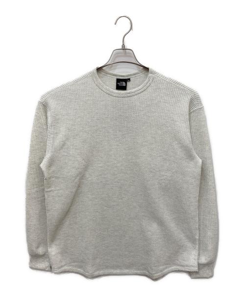 THE NORTH FACE（ザ ノース フェイス）THE NORTH FACE (ザ ノース フェイス) ロングスリーブウォームワッフルクルー ホワイト サイズ:XL 未使用品の古着・服飾アイテム