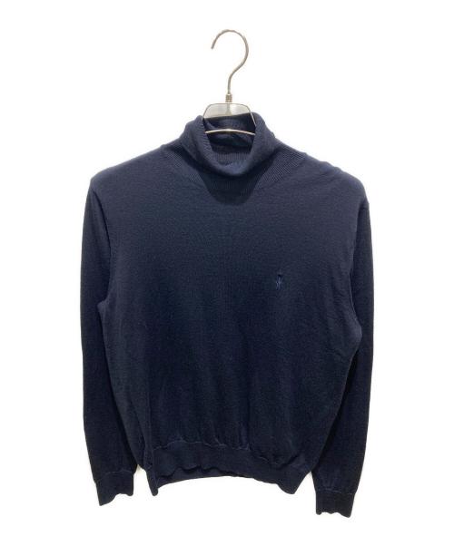 MACKINTOSH LONDON（マッキントッシュ ロンドン）MACKINTOSH LONDON (マッキントッシュ ロンドン) タートルネックニット ネイビー サイズ:XLの古着・服飾アイテム