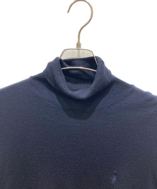 MACKINTOSH LONDON（マッキントッシュ ロンドン）MACKINTOSH LONDON (マッキントッシュ ロンドン) タートルネックニット ネイビー サイズ:XLの古着・服飾アイテム