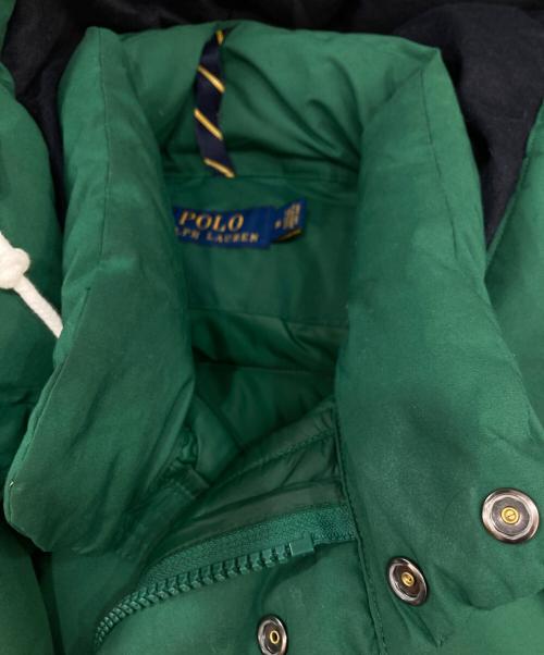 POLO RALPH LAUREN（ポロ・ラルフローレン）POLO RALPH LAUREN (ポロ・ラルフローレン) ポニー刺繍ダウンジャケット グリーン サイズ:Ｍの古着・服飾アイテム