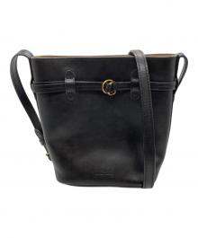 POLO RALPH LAUREN（ポロ・ラルフローレン）の古着「バケットショルダーバッグ」｜ブラック