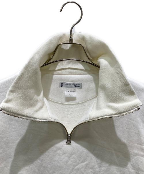 Ron Herman（ロンハーマン）Ron Herman (ロンハーマン) UNION LAUNCH (ユニオンランチ) 別注 Half Zip Sweat Pullover ホワイト サイズ:Ｍの古着・服飾アイテム