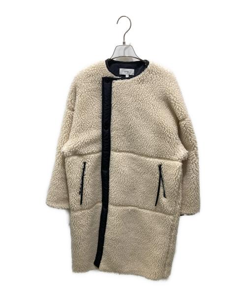 HYKE（ハイク）HYKE (ハイク) FAUX SHEARLING COAT ベージュ サイズ:1の古着・服飾アイテム
