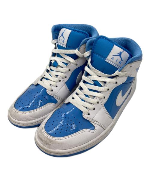 NIKE（ナイキ）NIKE (ナイキ) AIR JORDAN 1 MID SE　エアジョーダンミッドSE ブルー×ホワイト サイズ:26.5の古着・服飾アイテム