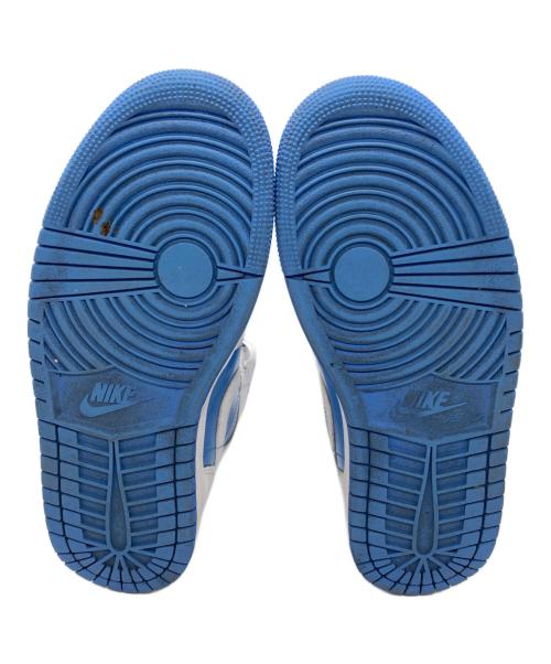 NIKE（ナイキ）NIKE (ナイキ) AIR JORDAN 1 MID SE　エアジョーダンミッドSE ブルー×ホワイト サイズ:26.5の古着・服飾アイテム