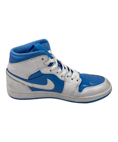 NIKE（ナイキ）NIKE (ナイキ) AIR JORDAN 1 MID SE　エアジョーダンミッドSE ブルー×ホワイト サイズ:26.5の古着・服飾アイテム
