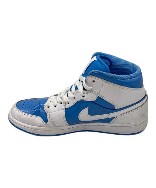 NIKE（ナイキ）NIKE (ナイキ) AIR JORDAN 1 MID SE　エアジョーダンミッドSE ブルー×ホワイト サイズ:26.5の古着・服飾アイテム