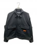 NEIGHBORHOODネイバーフッド）の古着「BELTED ZIP WORK JACK」｜ブラック