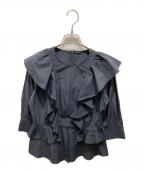 shellerシェリエ）の古着「長袖ブラウス」｜ブラック