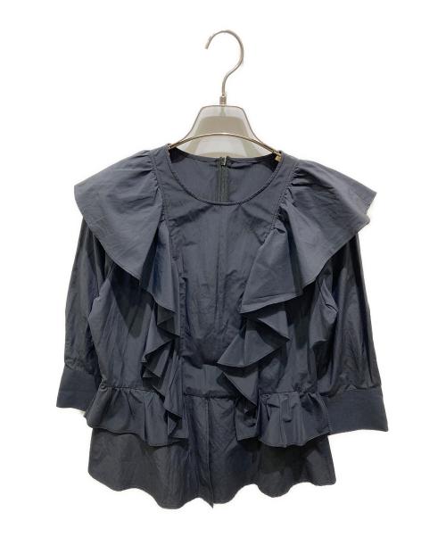 sheller（シェリエ）sheller (シェリエ) 長袖ブラウス ブラック サイズ:Fの古着・服飾アイテム