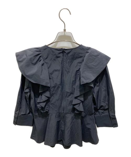 sheller（シェリエ）sheller (シェリエ) 長袖ブラウス ブラック サイズ:Fの古着・服飾アイテム