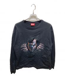 DIESEL（ディーゼル）の古着「T-BOXT-LS-P1」｜ブラック