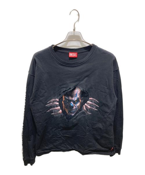 DIESEL（ディーゼル）DIESEL (ディーゼル) T-BOXT-LS-P1 ブラック サイズ:Ｍの古着・服飾アイテム
