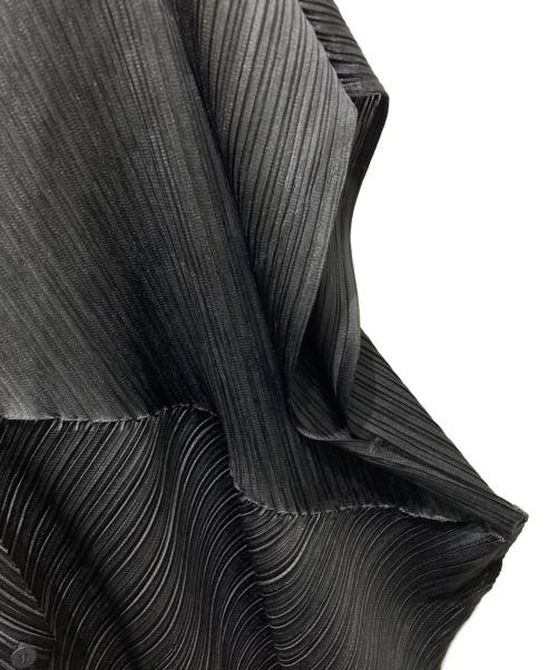 PLEATS PLEASE（プリーツプリーズ）PLEATS PLEASE (プリーツプリーズ) クロップドプリーツオールインワン ブラック サイズ:3の古着・服飾アイテム