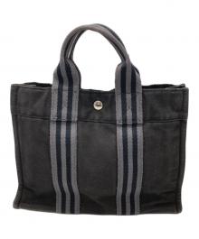HERMES（エルメス）の古着「フールトゥ トートＰＭ　ハンドバッグ」｜グレー