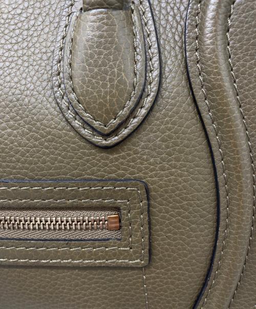 CELINE（セリーヌ）CELINE (セリーヌ) ラゲージ ナノ　2WAYバッグ オリーブの古着・服飾アイテム