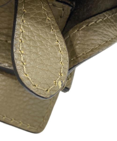 CELINE（セリーヌ）CELINE (セリーヌ) ラゲージ ナノ　2WAYバッグ オリーブの古着・服飾アイテム