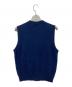 BEAMS PLUS (ビームスプラス) Button Knit Vest Solid ネイビー サイズ:L：5000円