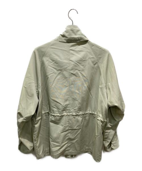 AURALEE（オーラリー）AURALEE (オーラリー) WOOL MAX CANVAS HIGH NECK ZIP BLOUSON　ウール マックス キャンバス ハイ ネック ジップ ブルゾン グリーン サイズ:4の古着・服飾アイテム