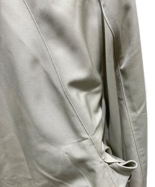 AURALEE（オーラリー）AURALEE (オーラリー) WOOL MAX CANVAS HIGH NECK ZIP BLOUSON　ウール マックス キャンバス ハイ ネック ジップ ブルゾン グリーン サイズ:4の古着・服飾アイテム