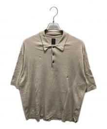 BATONER（バトナ―）の古着「SMOOTH KNIT POLO」｜ベージュ