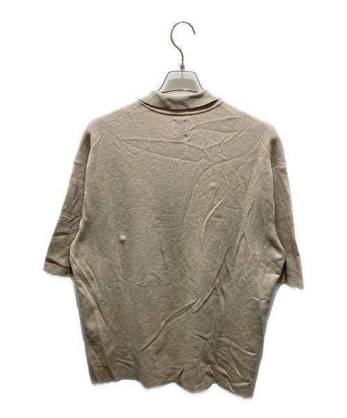 BATONER（バトナ―）BATONER (バトナ―) SMOOTH KNIT POLO ベージュ サイズ:4の古着・服飾アイテム