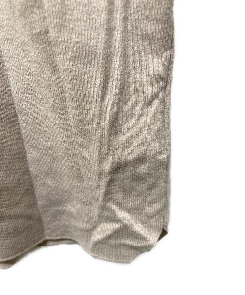 BATONER（バトナ―）BATONER (バトナ―) SMOOTH KNIT POLO ベージュ サイズ:4の古着・服飾アイテム