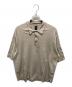 BATONER（バトナ―）の古着「SMOOTH KNIT POLO」｜ベージュ