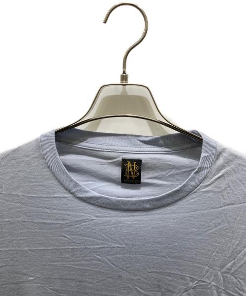 BATONER（バトナ―）BATONER (バトナ―) クルーネックウールTシャツ ブルー サイズ:Ｌの古着・服飾アイテム