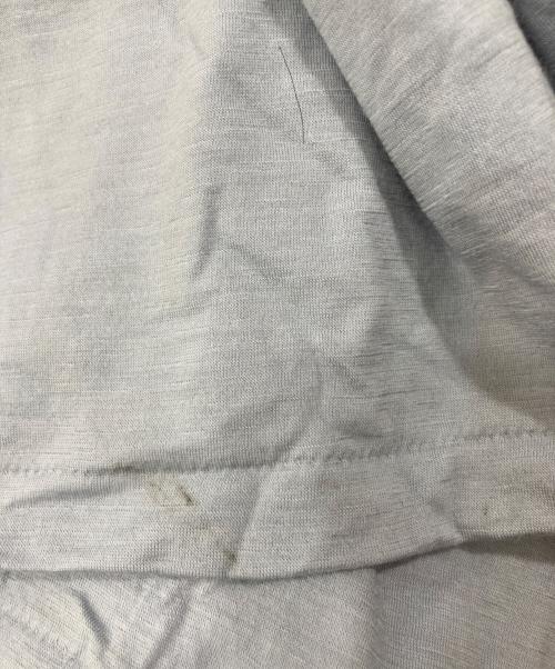 BATONER（バトナ―）BATONER (バトナ―) クルーネックウールTシャツ ブルー サイズ:Ｌの古着・服飾アイテム