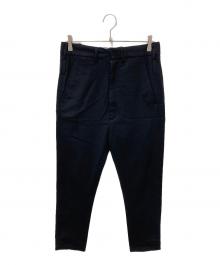 ANN DEMEULEMEESTER（アンドゥムルメステール）の古着「テーパードパンツ」｜ネイビー