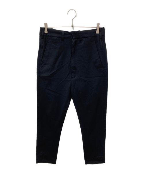 ANN DEMEULEMEESTER（アンドゥムルメステール）ANN DEMEULEMEESTER (アンドゥムルメステール) テーパードパンツ ネイビー サイズ:XSの古着・服飾アイテム