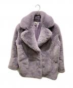 Jakkeジャッキー）の古着「フェイクファーコート」｜パープル