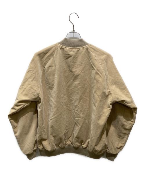Schott（ショット）Schott (ショット) REVERSIBLE SOUVENIR JACKET ベージュ×ブラック サイズ:Ｌの古着・服飾アイテム