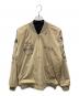Schott（ショット）の古着「REVERSIBLE SOUVENIR JACKET」｜ベージュ×ブラック