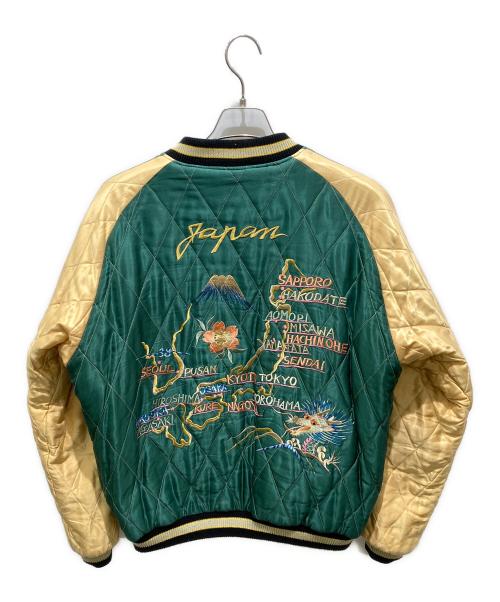 テーラー東洋（テーラートウヨウ）テーラー東洋 (テーラートウヨウ) Mid 1950s Style Velveteen Souvenir Jacket　ベルベティーン スーベニア ジャケット グリーン サイズ:XXLの古着・服飾アイテム