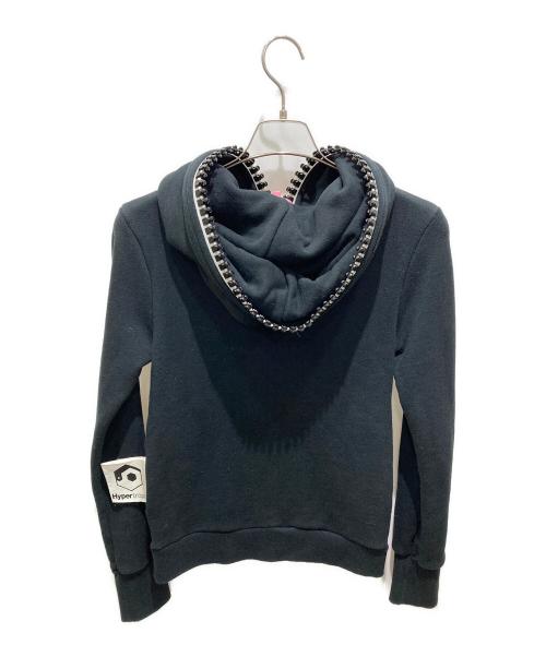 hyper trophy（ハイパートロフィー）hyper trophy (ハイパートロフィー) 木梨サイクル (キナシサイクル) FAT ZIPPERパーカー ブラック サイズ:Sの古着・服飾アイテム