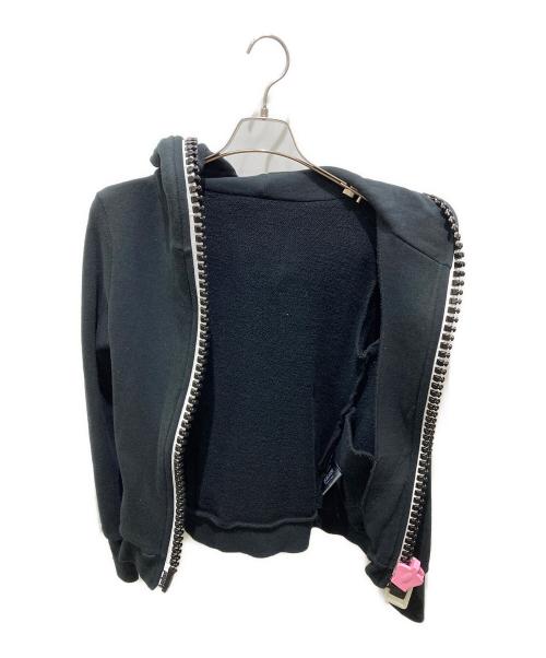 hyper trophy（ハイパートロフィー）hyper trophy (ハイパートロフィー) 木梨サイクル (キナシサイクル) FAT ZIPPERパーカー ブラック サイズ:Sの古着・服飾アイテム