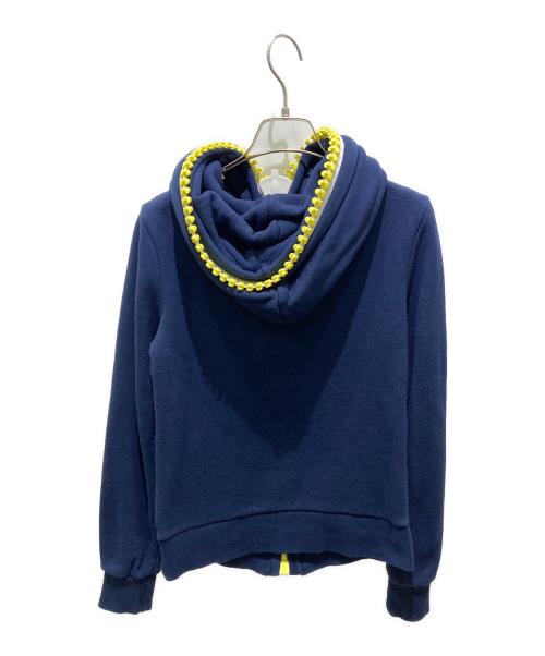 hyper trophy（ハイパートロフィー）hyper trophy (ハイパートロフィー) FAT ZIPPPER パーカー ブルー サイズ:Sの古着・服飾アイテム