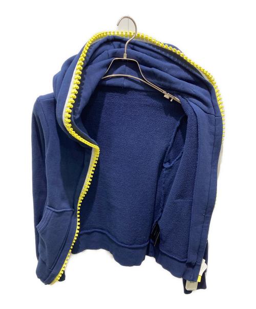 hyper trophy（ハイパートロフィー）hyper trophy (ハイパートロフィー) FAT ZIPPPER パーカー ブルー サイズ:Sの古着・服飾アイテム