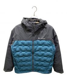 Columbia（コロンビア）の古着「グランドトレックIII ダウン フーデッド ジャケット」｜ブルー×ブラック