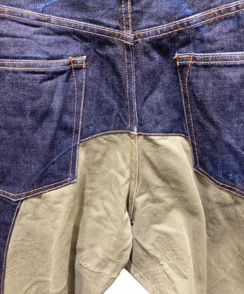 児島ジーンズ（コジマジーンズ）児島ジーンズ (コジマジーンズ) クォーターコンボパンツ ブルー サイズ:42の古着・服飾アイテム