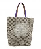 MARY AL TERNAメアリオルターナ）の古着「メッシュトートバッグ」｜ベージュ